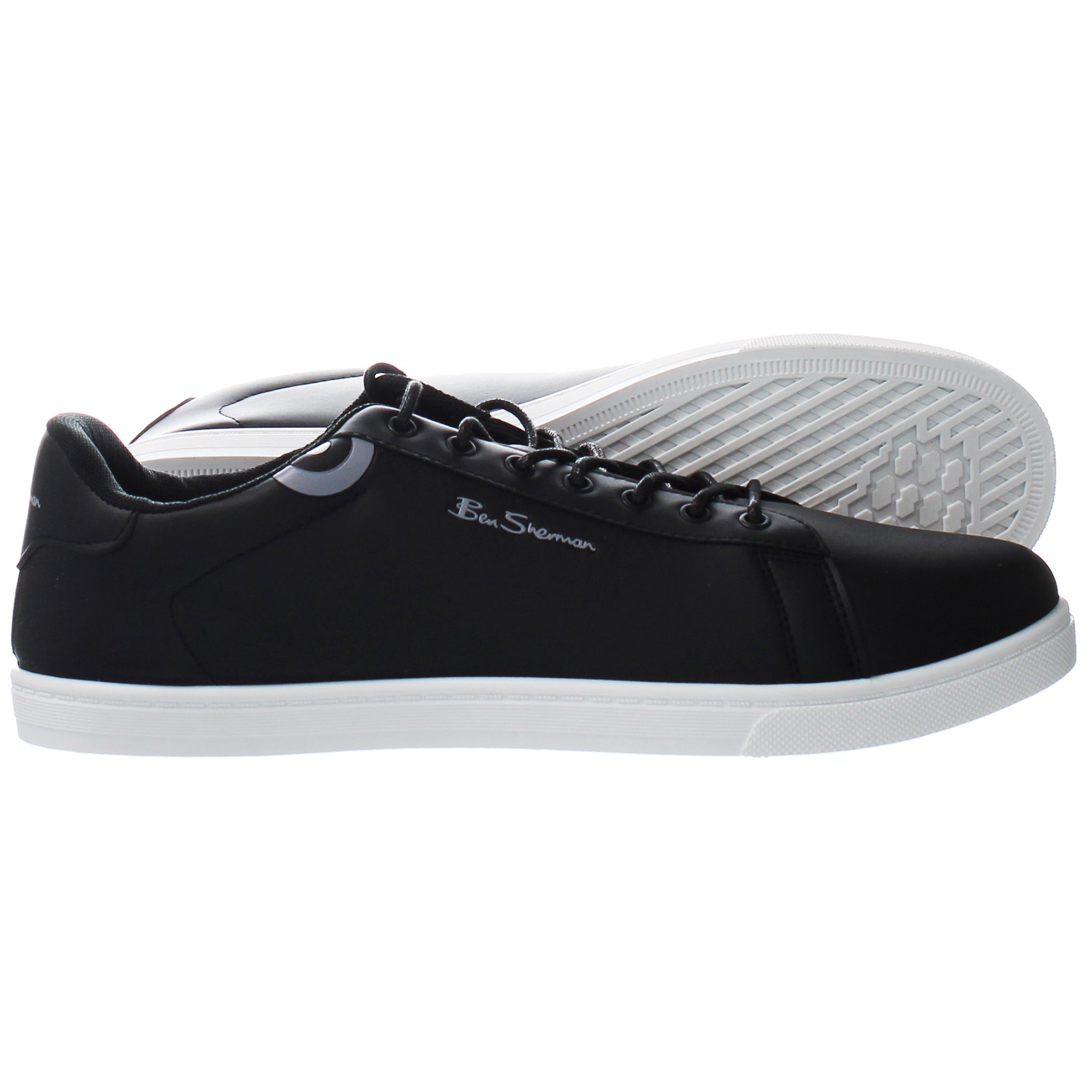 Ben Sherman Ground Mens Black Trainers