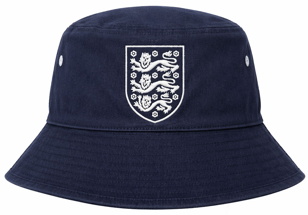 Fanatics 3 Lions English Navy Football Bucket Hat