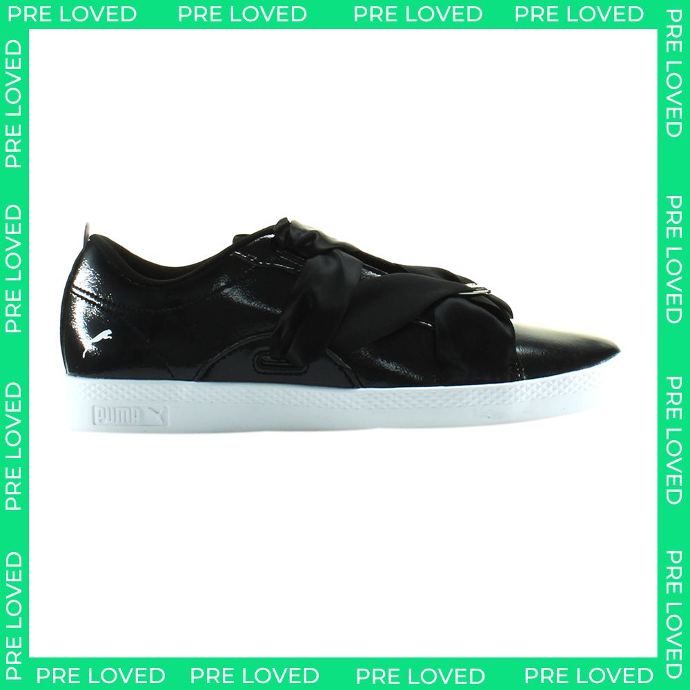 Puma Smash Buckle Womens Black Trainers No Box