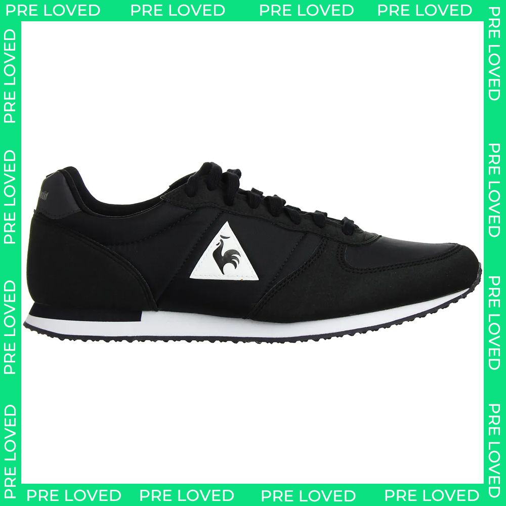 Le Coq Sportif Onyx Nylon Mens Black Trainers NO BOX