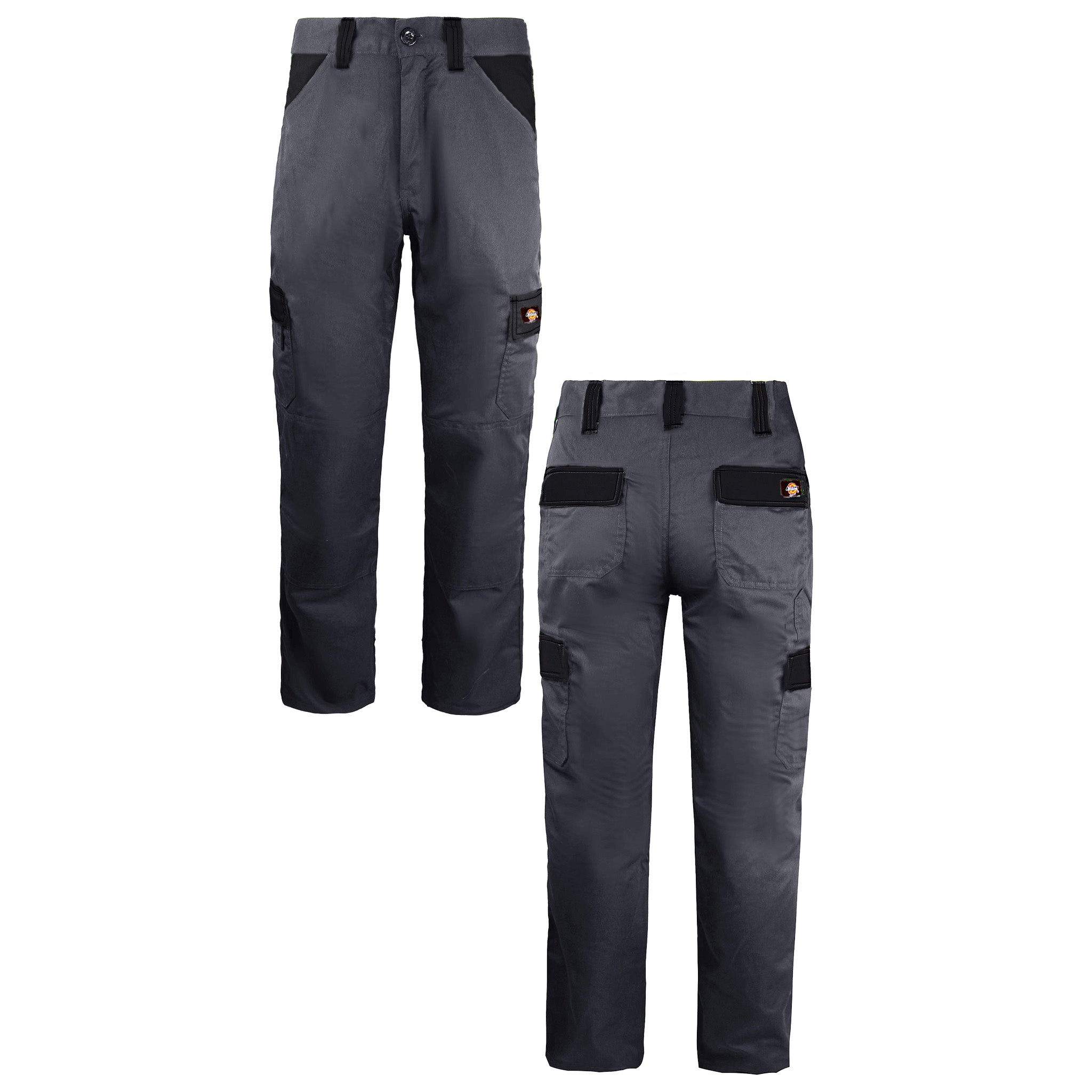 Dickies Everyday Mens Grey/Black Work Wear Trousers