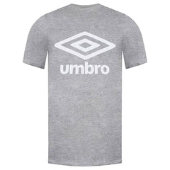 Umbro Large Logo Mens Grey T-Shirt