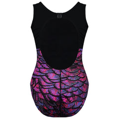 Maru Dragon Scales Pacer Clip Back Womens Swimsuit