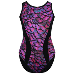 Maru Dragon Scales Pacer Clip Back Womens Swimsuit