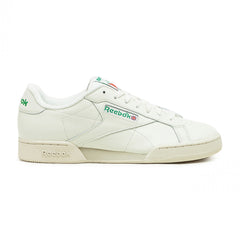 Reebok NPC UK II Lace-Up White Smooth Leather Mens Trainers FY9434