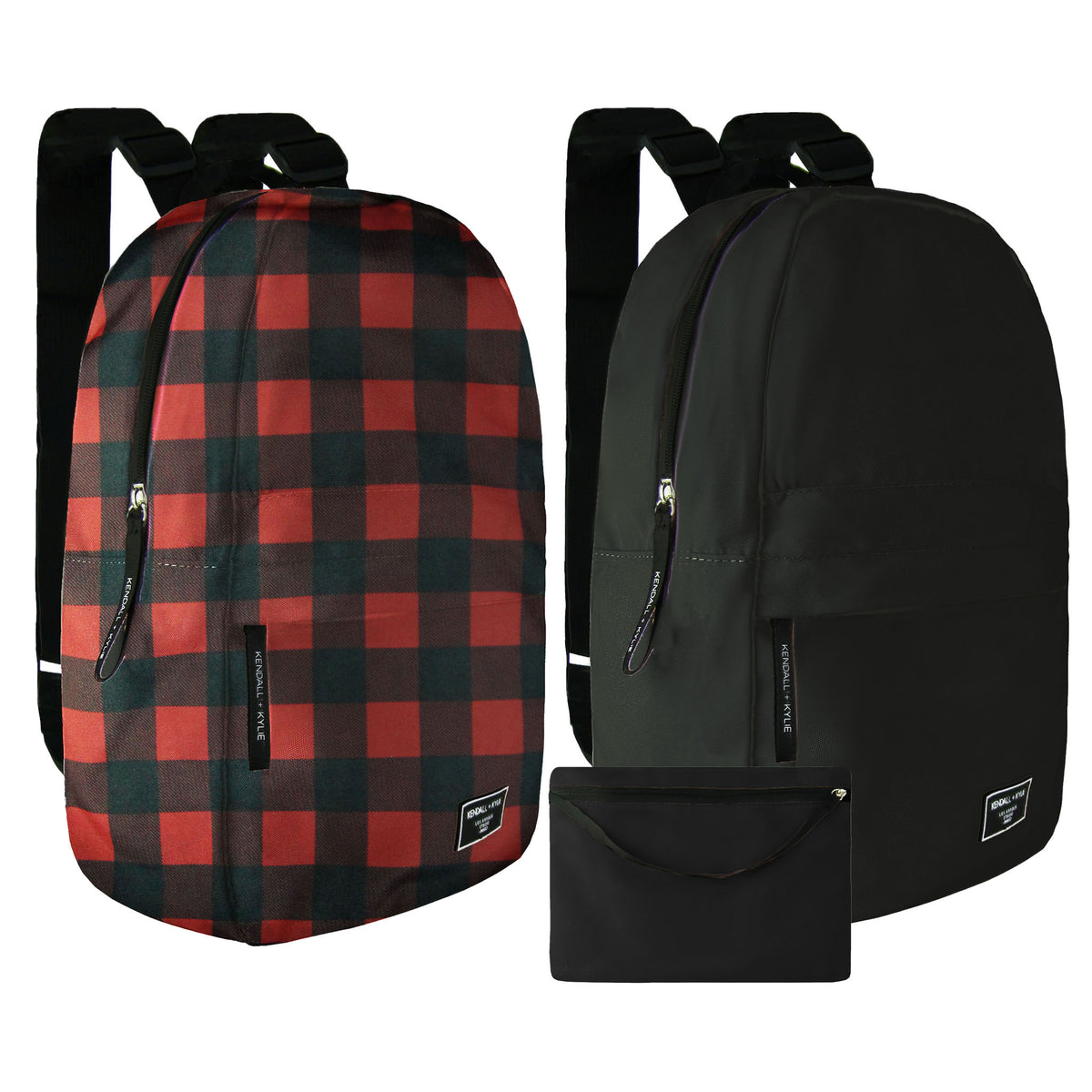 Kendall + Kylie 2-Pack Washable Red/Black Backpack