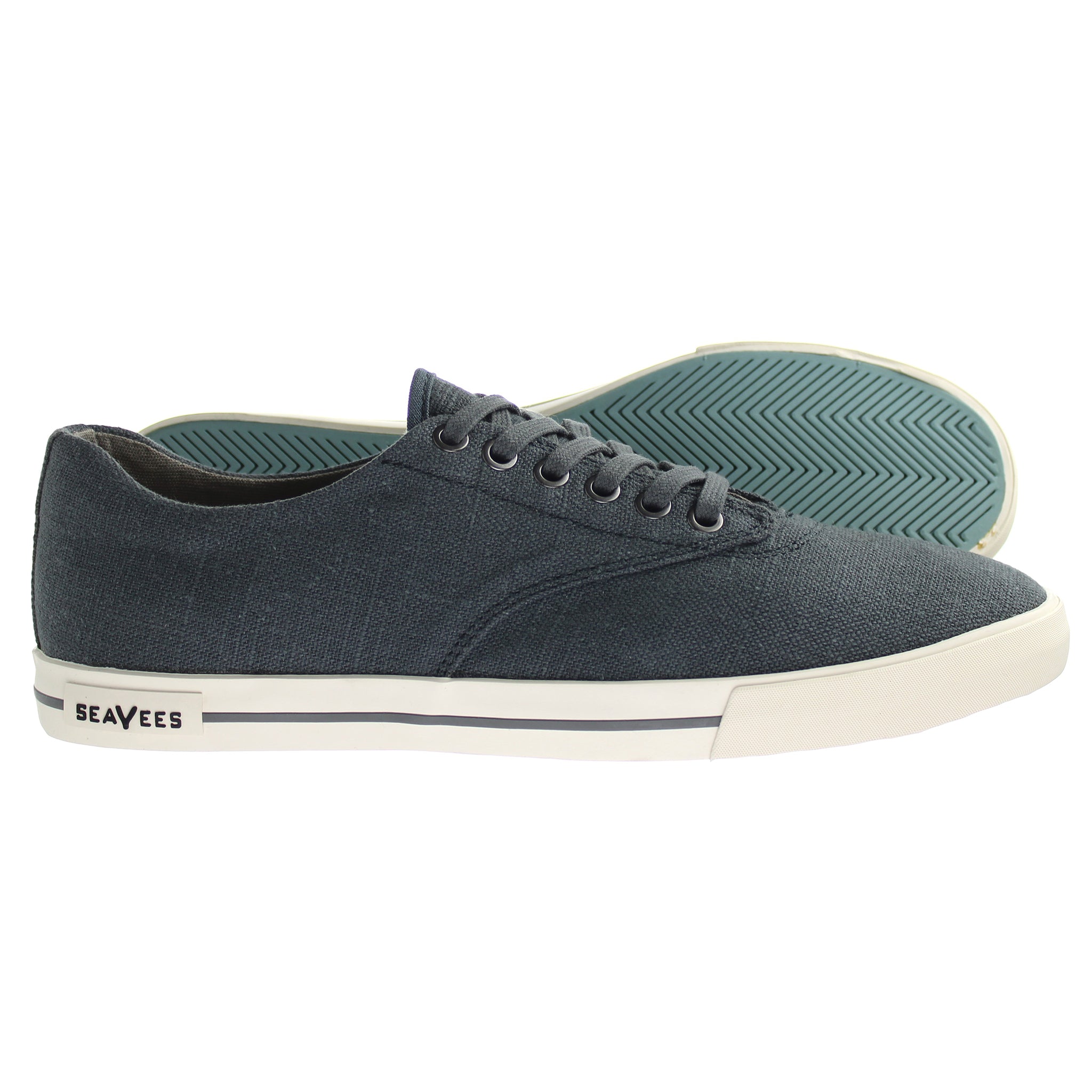 Seavees Hermosa Plimsoll Standard  Grey Mens Plimsoll