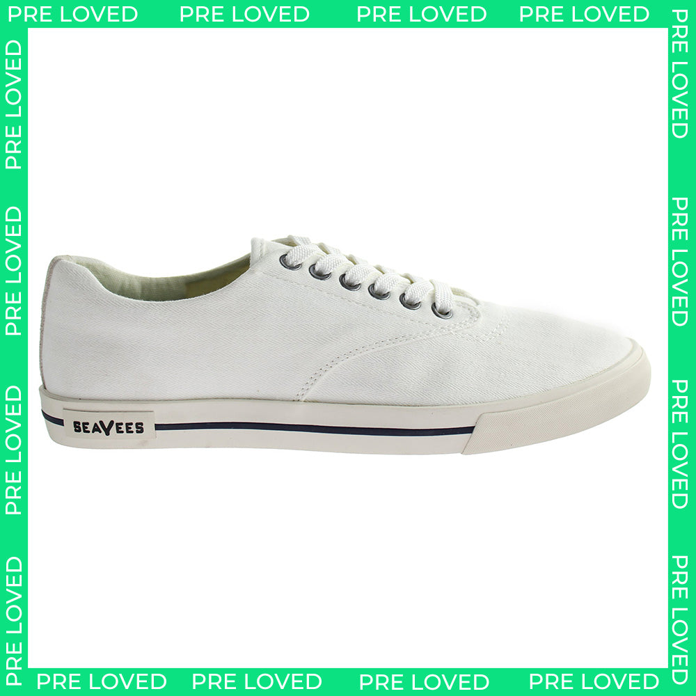 SeaVees Hermosa Surfwash White Mens Plimsolls NO BOX