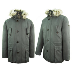 Hackett London Down Filled Arctic Mens Grey Winter Coat