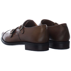 Hackett Inc Dblmnk Mens Brown Shoes