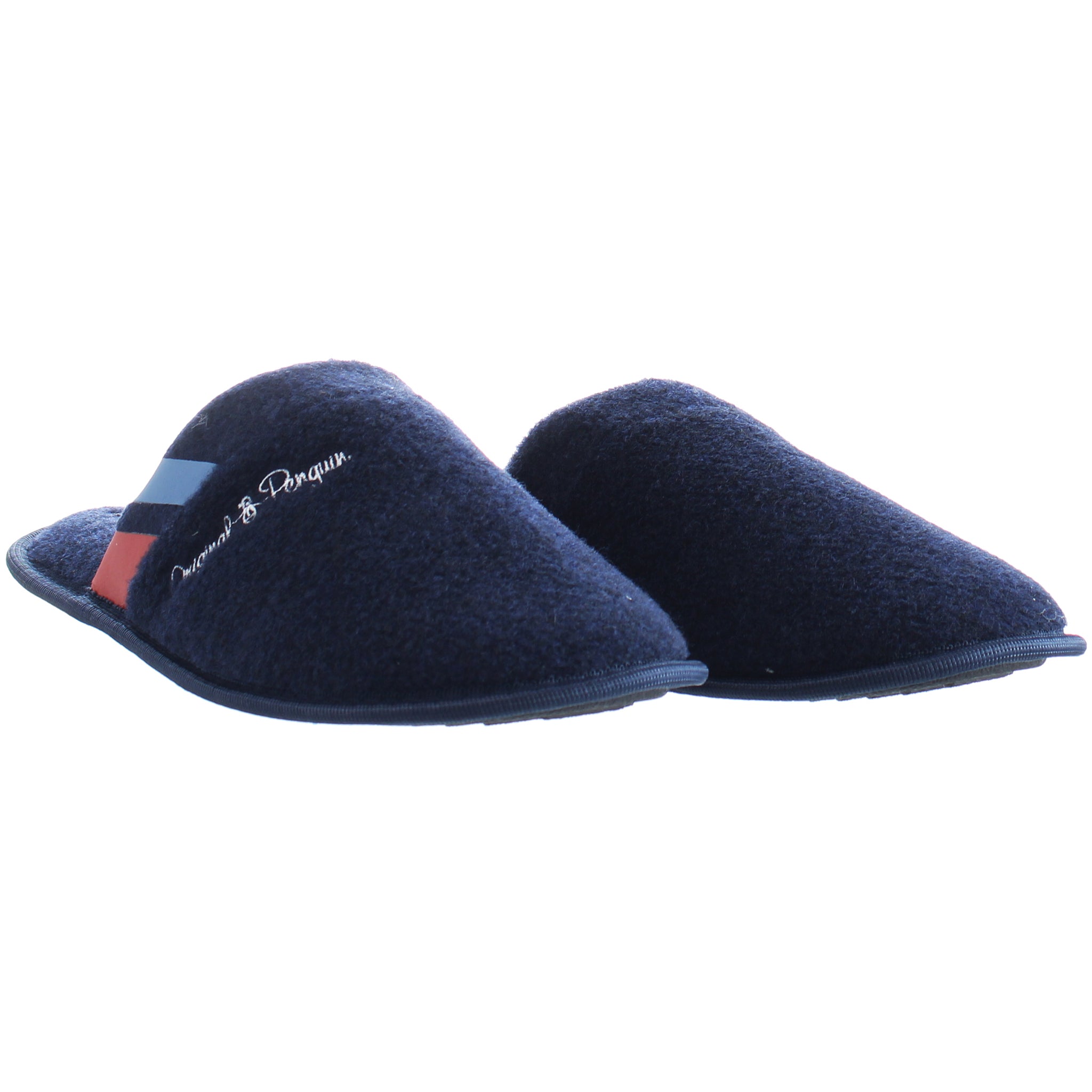 Penguin Bedfordshire Mens Navy Slippers