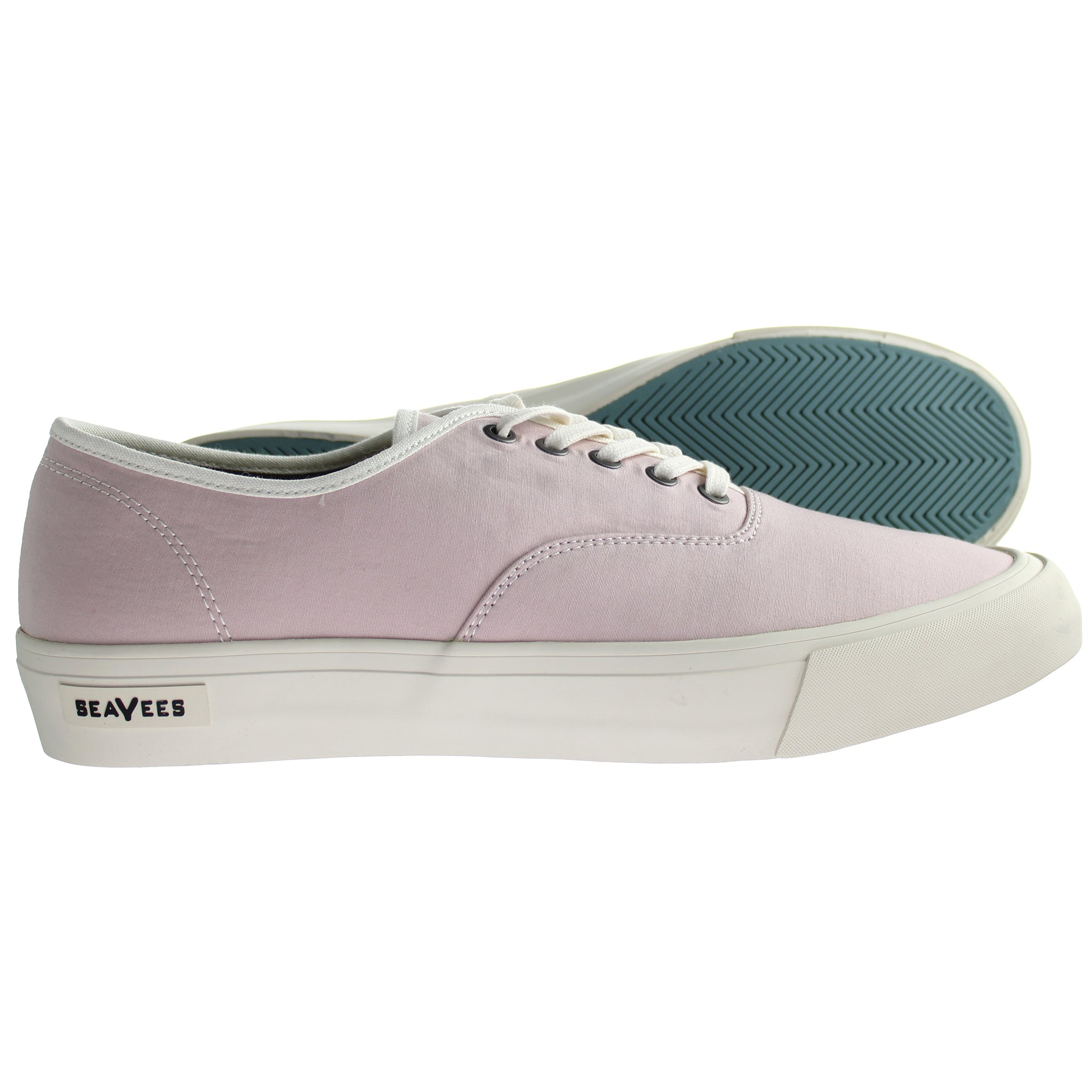 Seavees Legend Standard Mens Pink Plimsolls