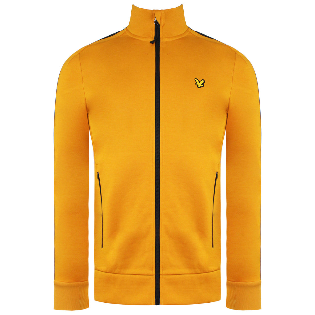 Lyle & Scott Tape Mens Yellow Track Jacket