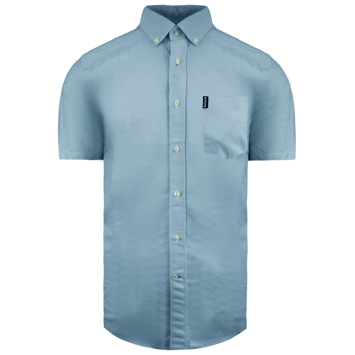 Barbour Tailored Fit Mens Blue Oxford Shirt