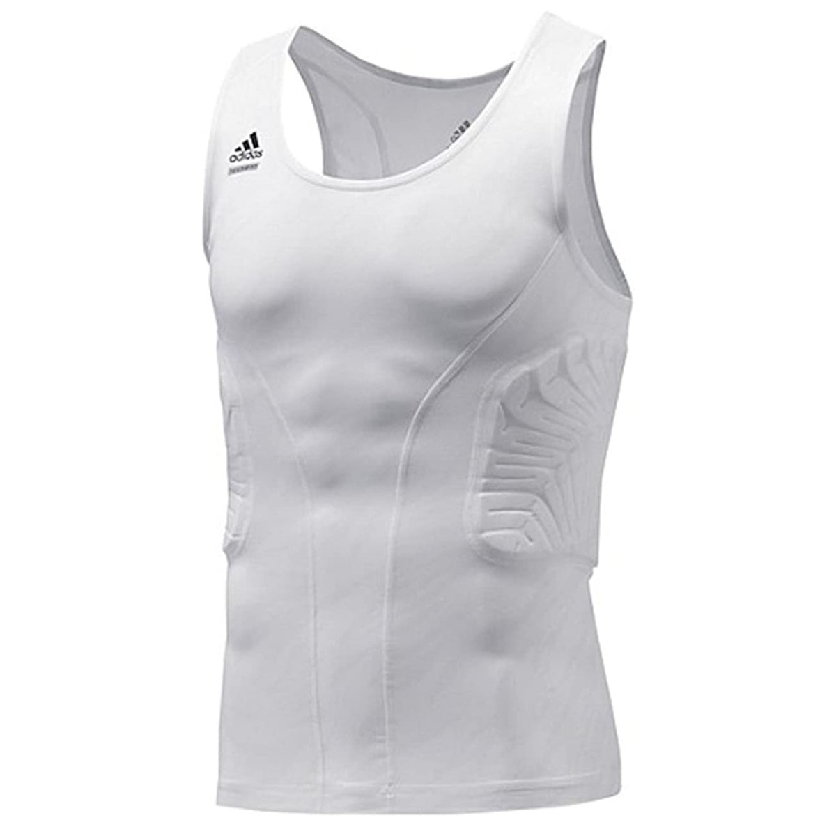 Adidas TechFit Mens White Compression Top