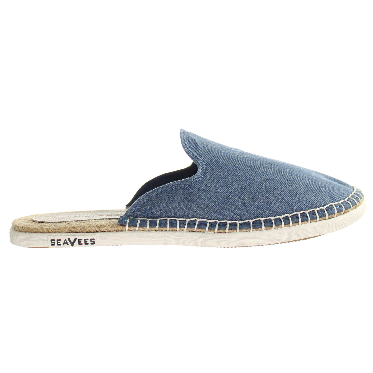 Seavees Ocean Park Mule Blue Womens Espadrilles