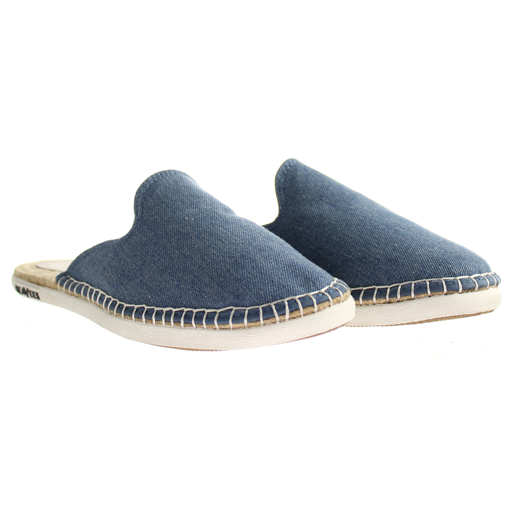 Seavees Ocean Park Mule Blue Womens Espadrilles