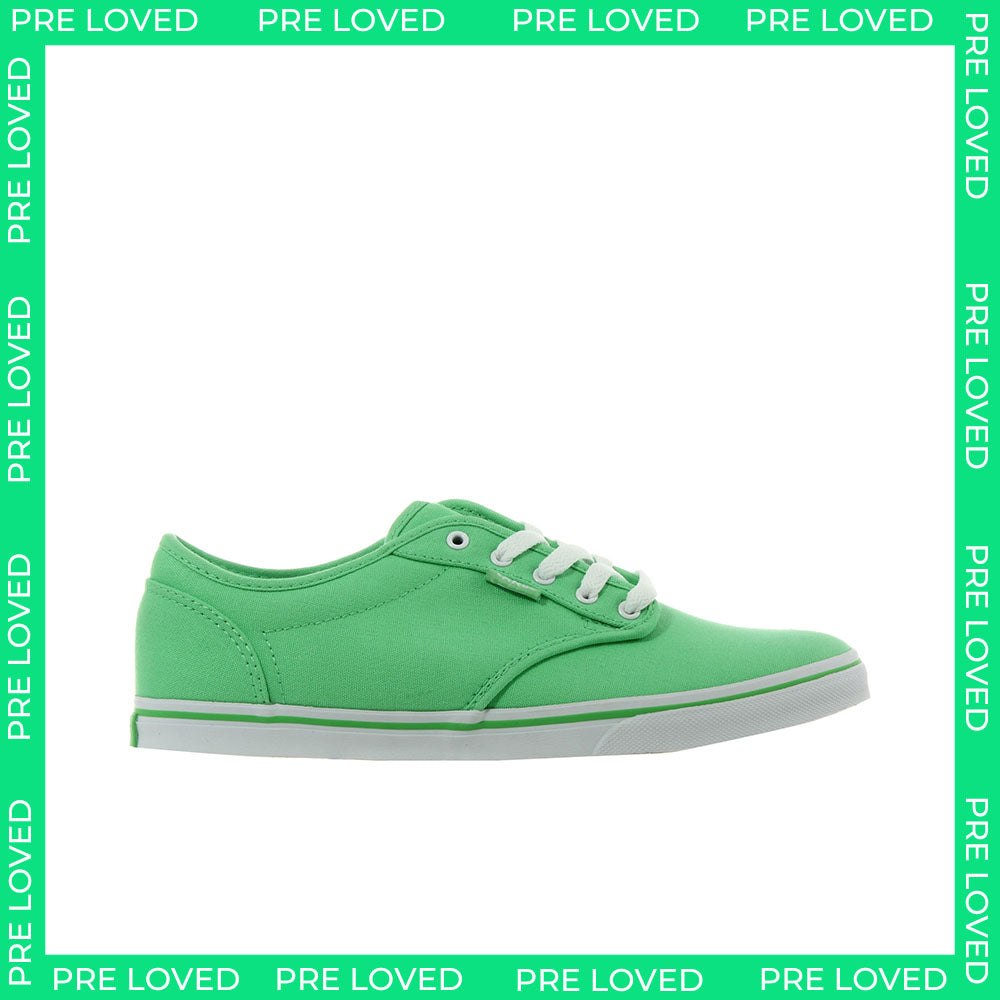 Vans Atwood Low Top Womens Green Plimsolls NO BOX