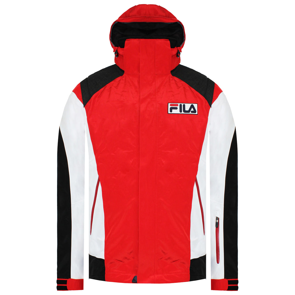 Fila Logo Mens Red Short Jacket