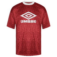 Umbro Graffiti Mens Burgundy T-Shirt