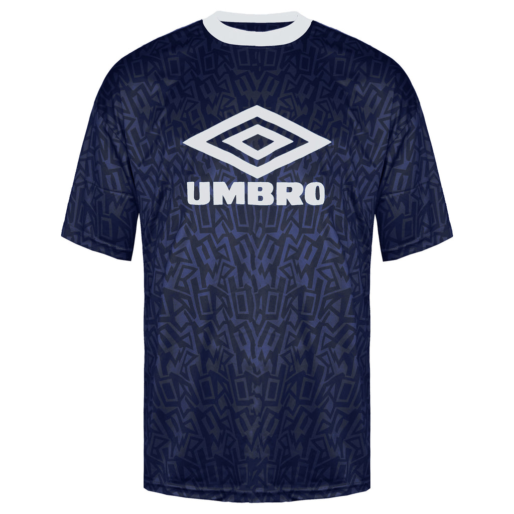 Umbro Graffiti Mens Navy T-Shirt