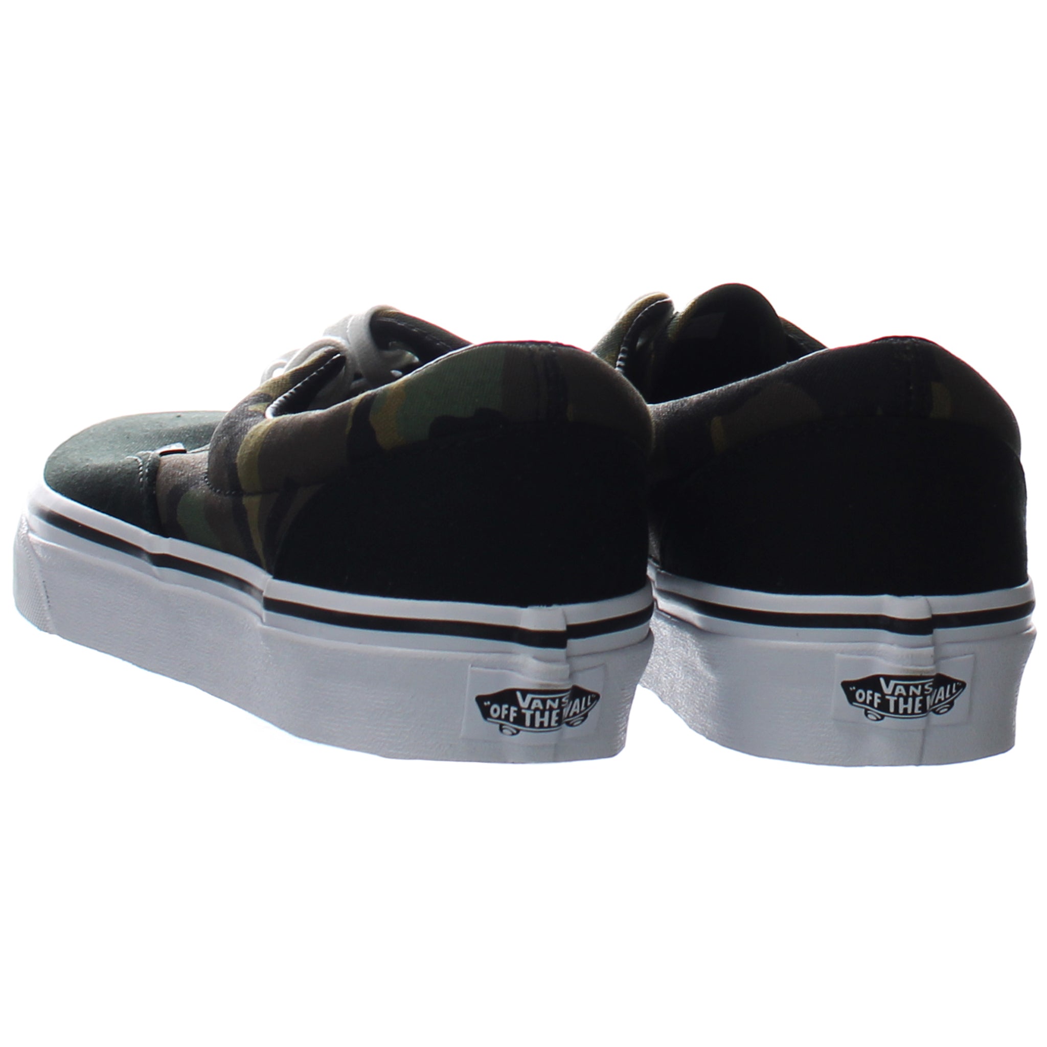 Vans Jungle Camo Black Kids Plimsolls