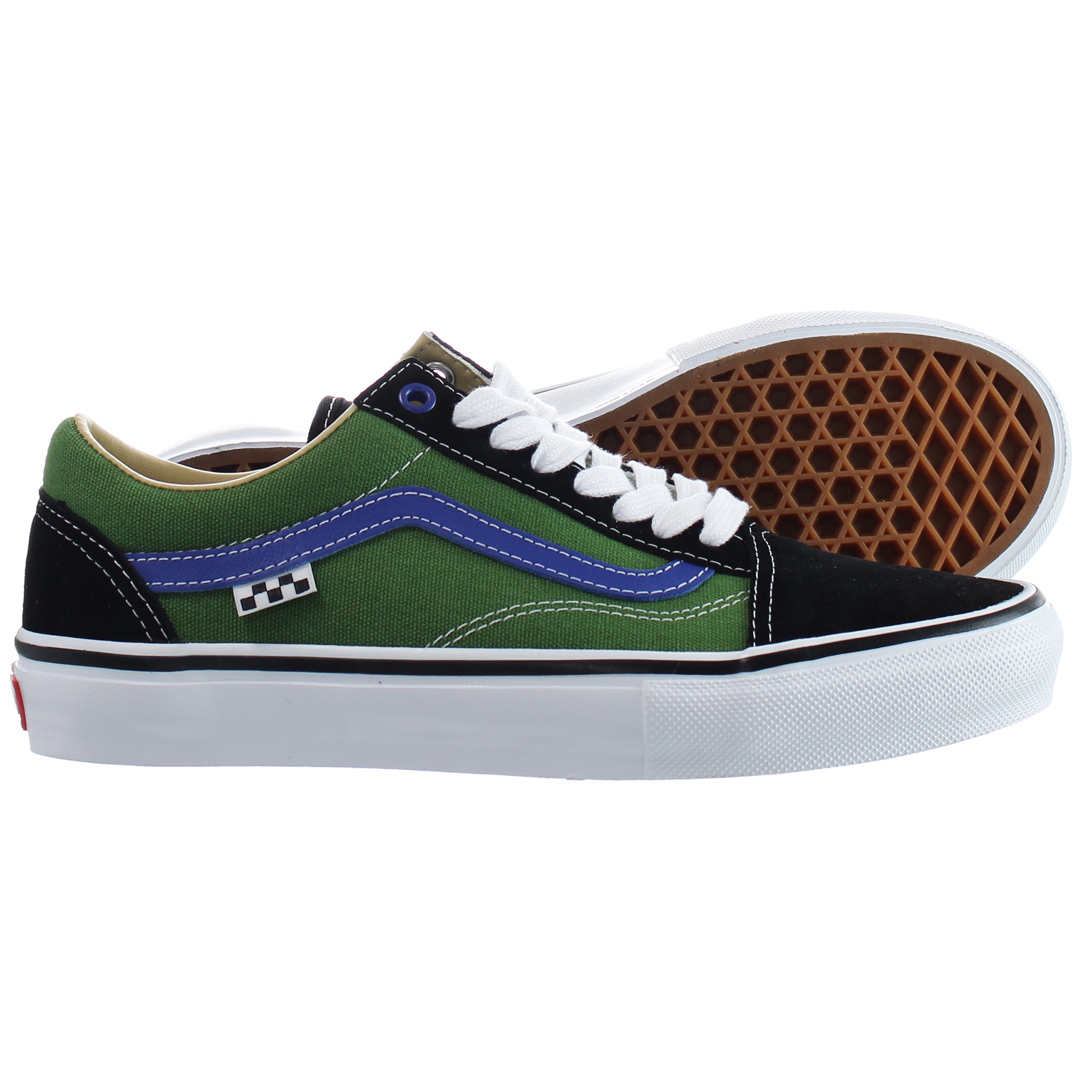 Vans Old Skool University Green Mens Shoes