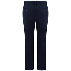 Vans Off The Wall Navy Blue Plain Mens Chino Trousers VOKQONY