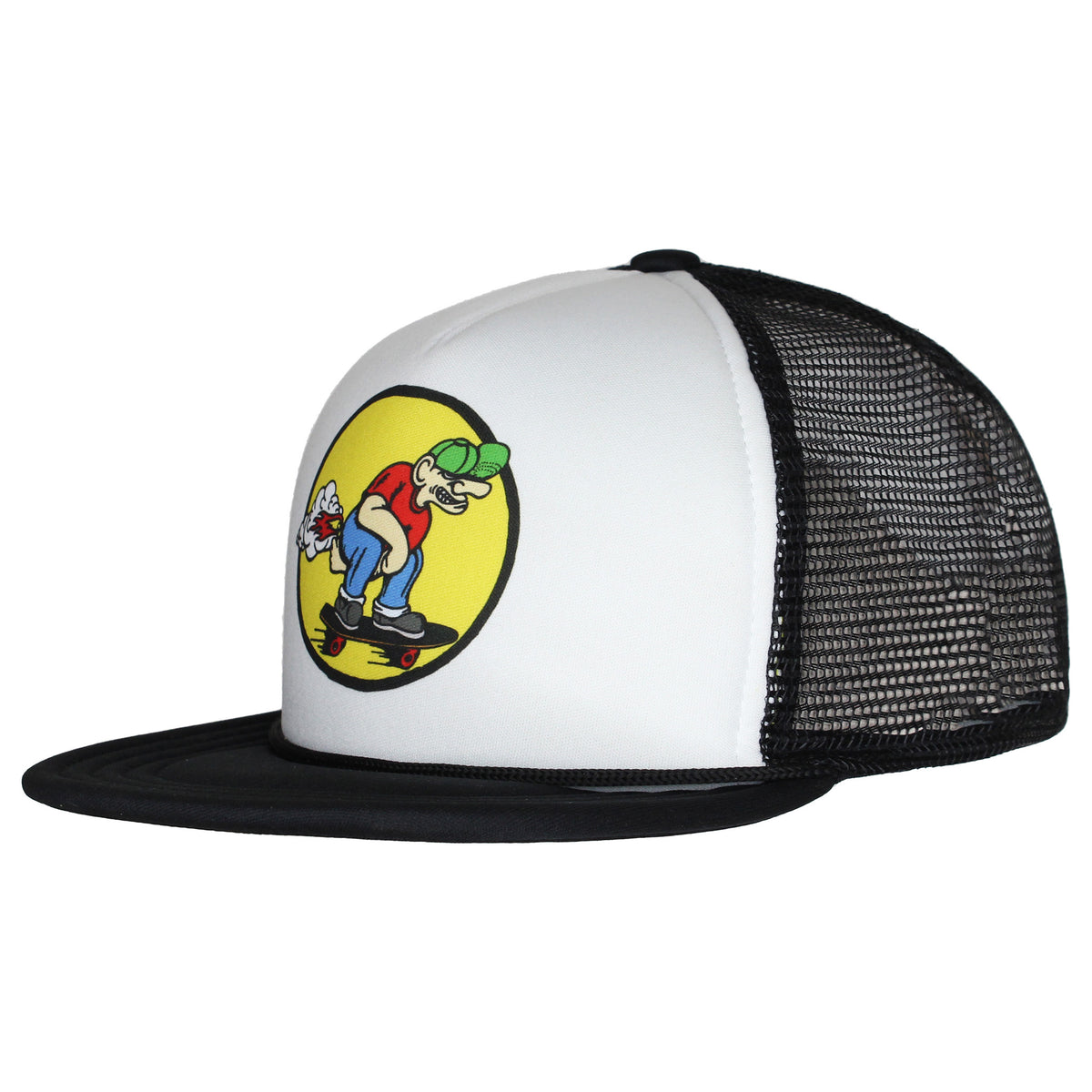 Vans Off The Wall Graphic Mens Black/White Cap