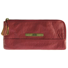 Vans Clover Womens Burgundy Leather Wallet