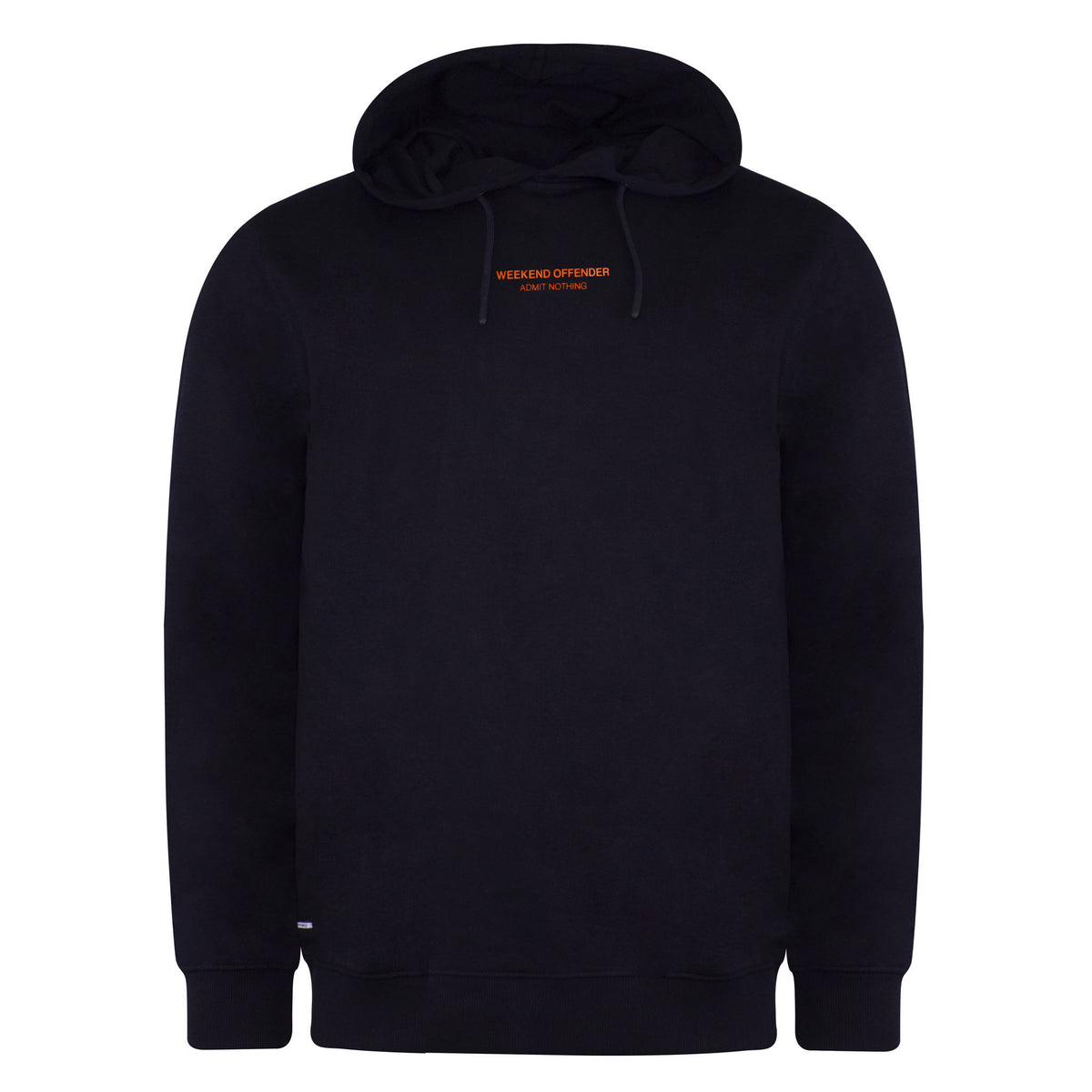 Weekend Offender Admit Nothing Logo Mens Navy Hoodie