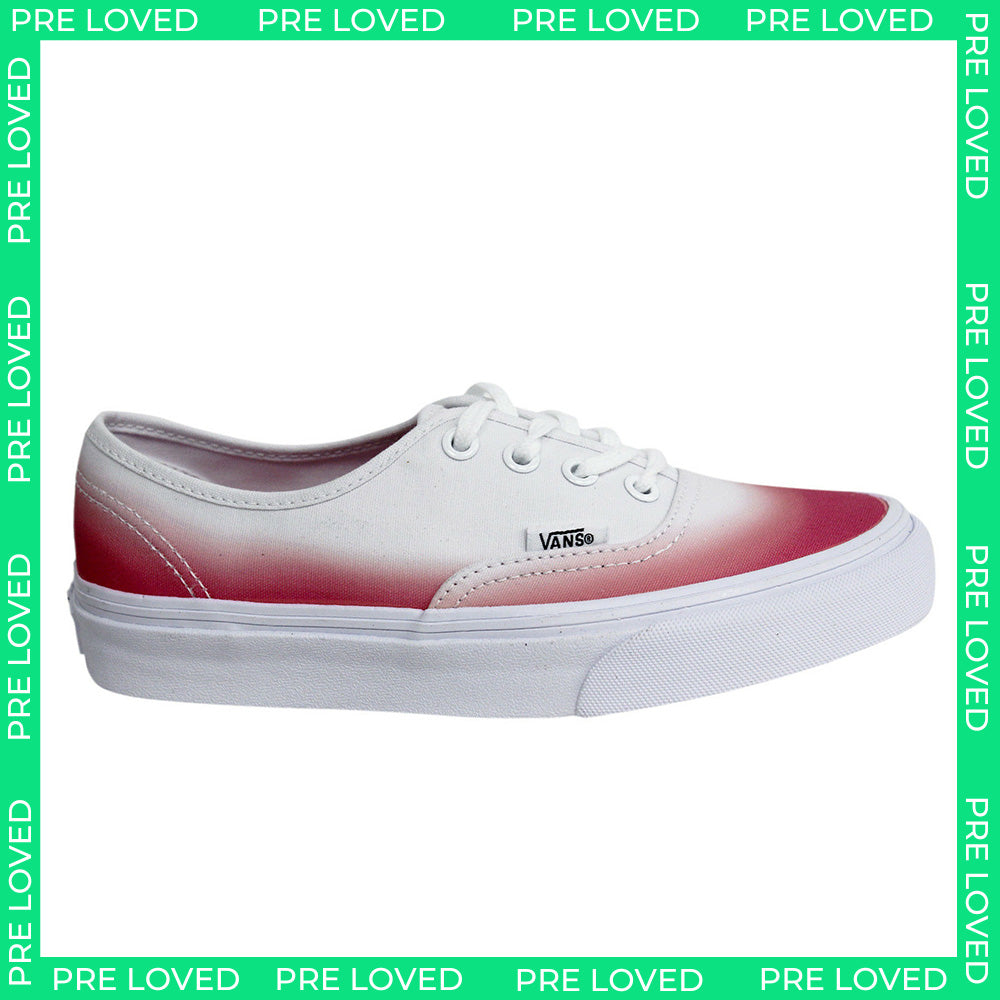 Vans OTW Authentic Unisex White/Pink Ombre Plimsolls NO BOX