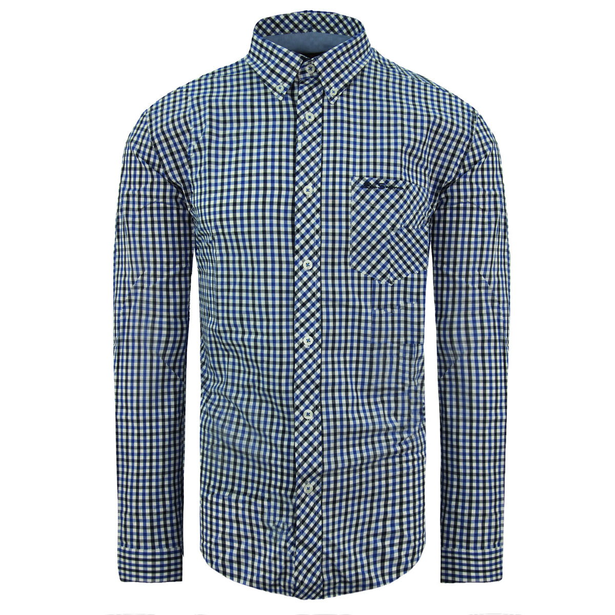 Ben Sherman Oxford Mens Blue/White Shirt
