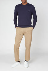 Ben Sherman Logo Mens Navy Sweater