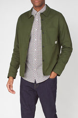 Ben Sherman Trucker Mens Green Shirt Jacket