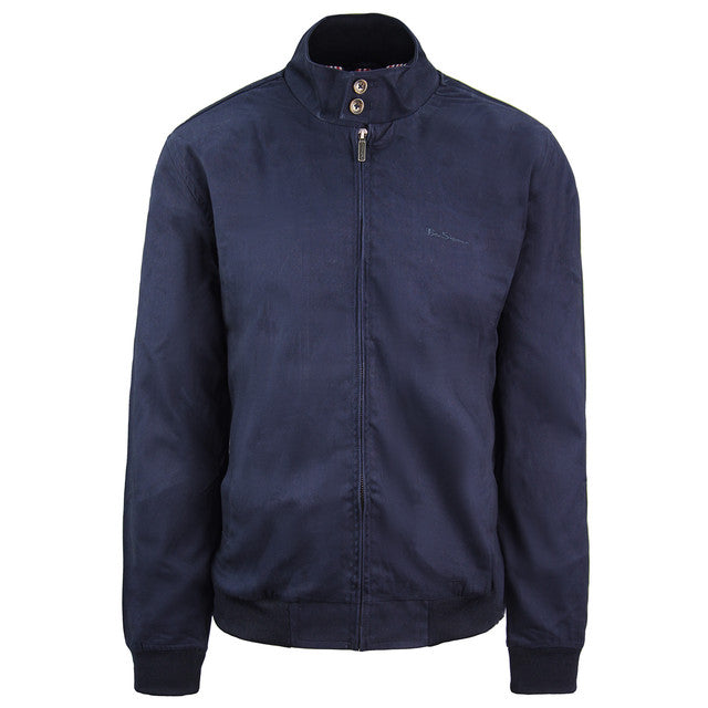 Ben Sherman Harrington Mens Navy Bomber Jacket
