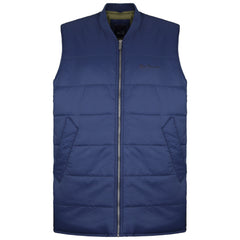 Ben Sherman Quilted Mens Navy Gilet