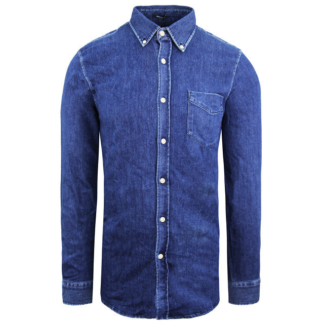 Denham Oxford Mens Denim Shirt