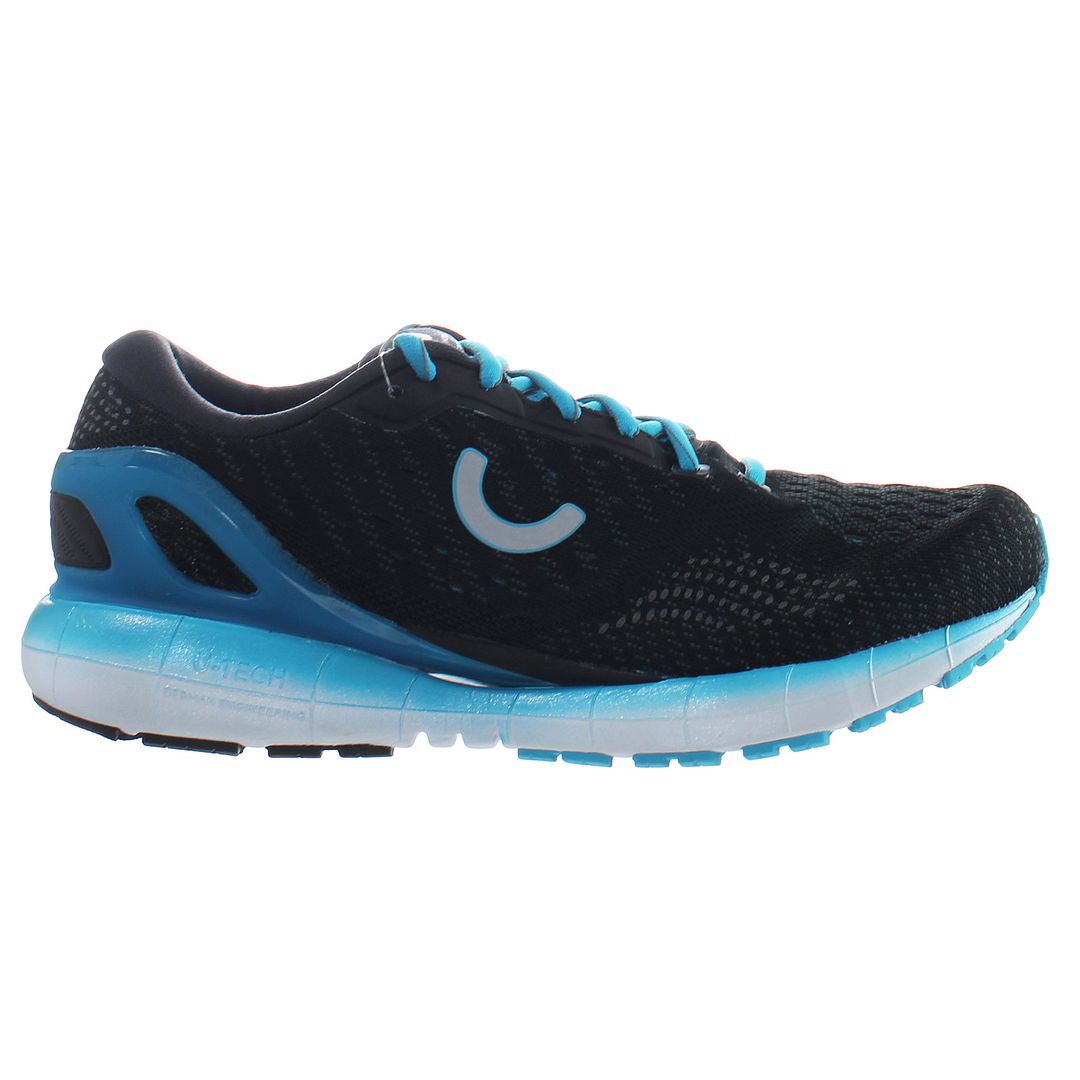 True Motion U-TECH Aion Womens Black Running Shoes