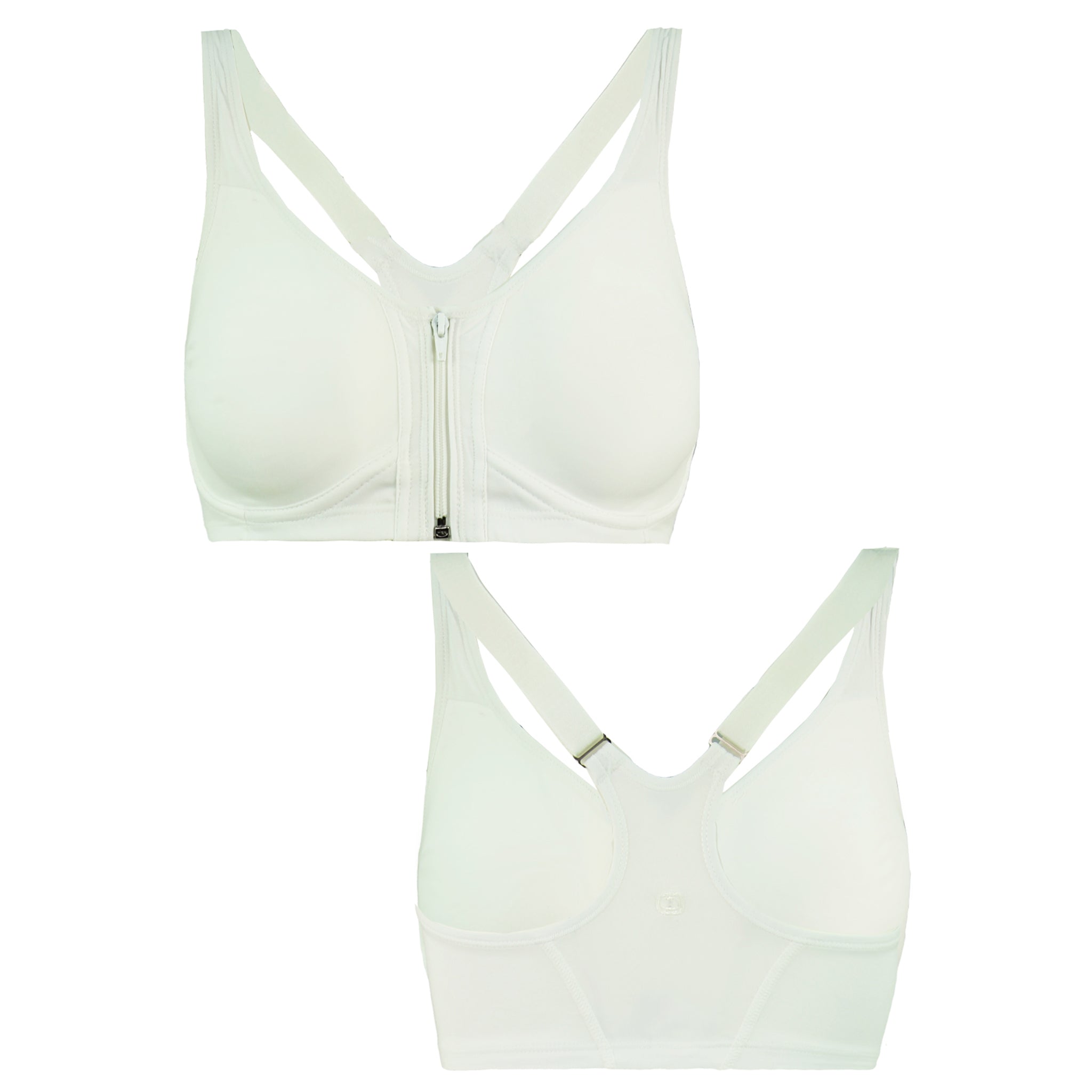 Champion Racer Womens White Sports Bra