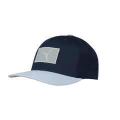 Puma Utility Patch P110 Snapback Unisex Navy Flex Fit Golf Cap