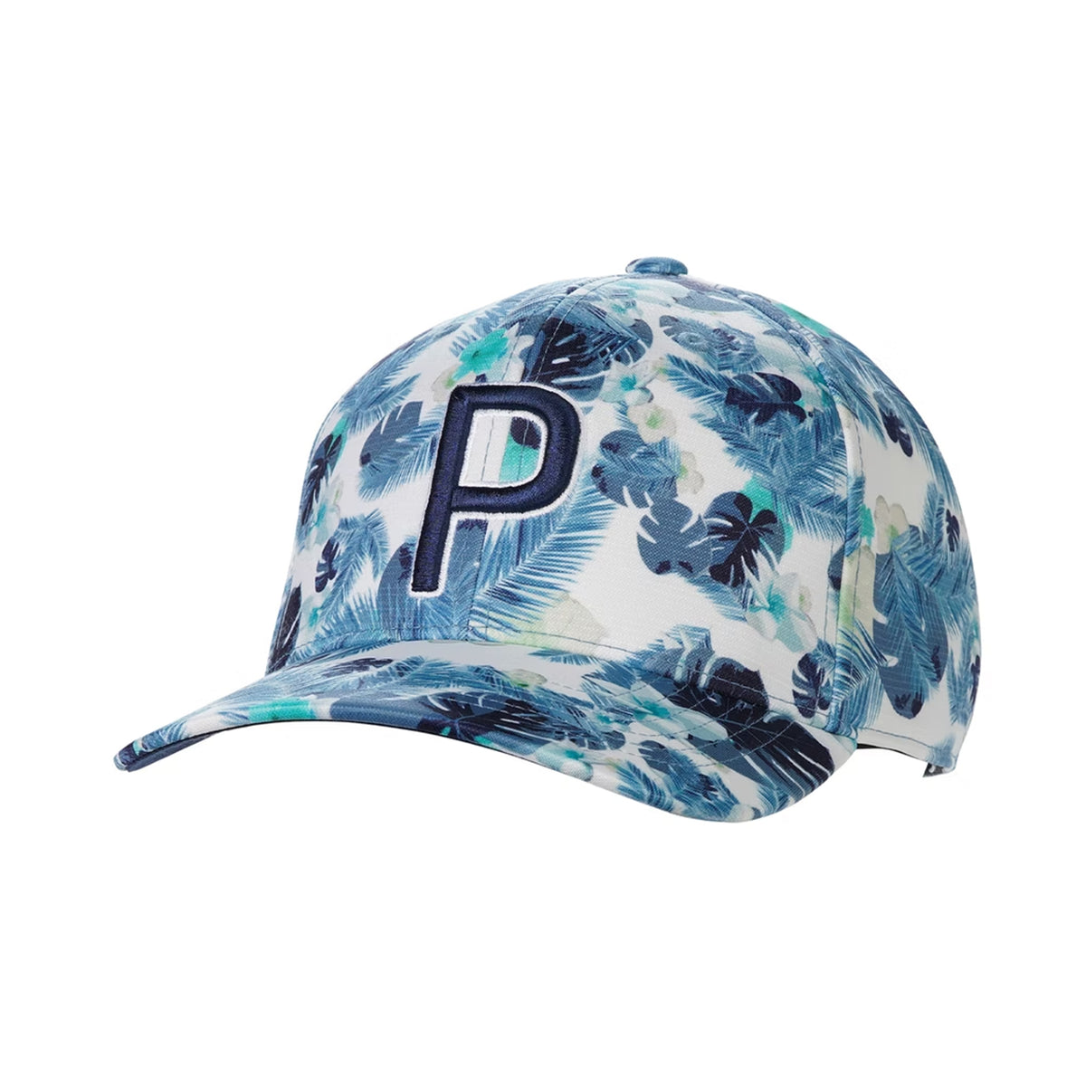 Puma Golf P110 Floral Mens Navy Golf Cap