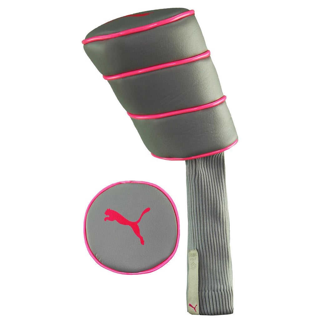 Puma Grey/Pink Golf Driver Head Covers