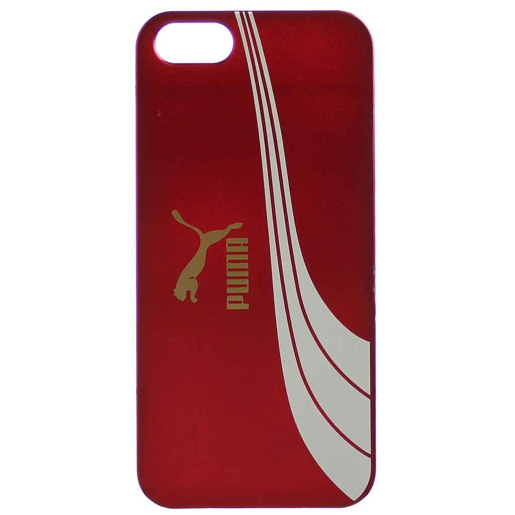 Puma Bytes Red White iPhone 5 Hard Phone Case