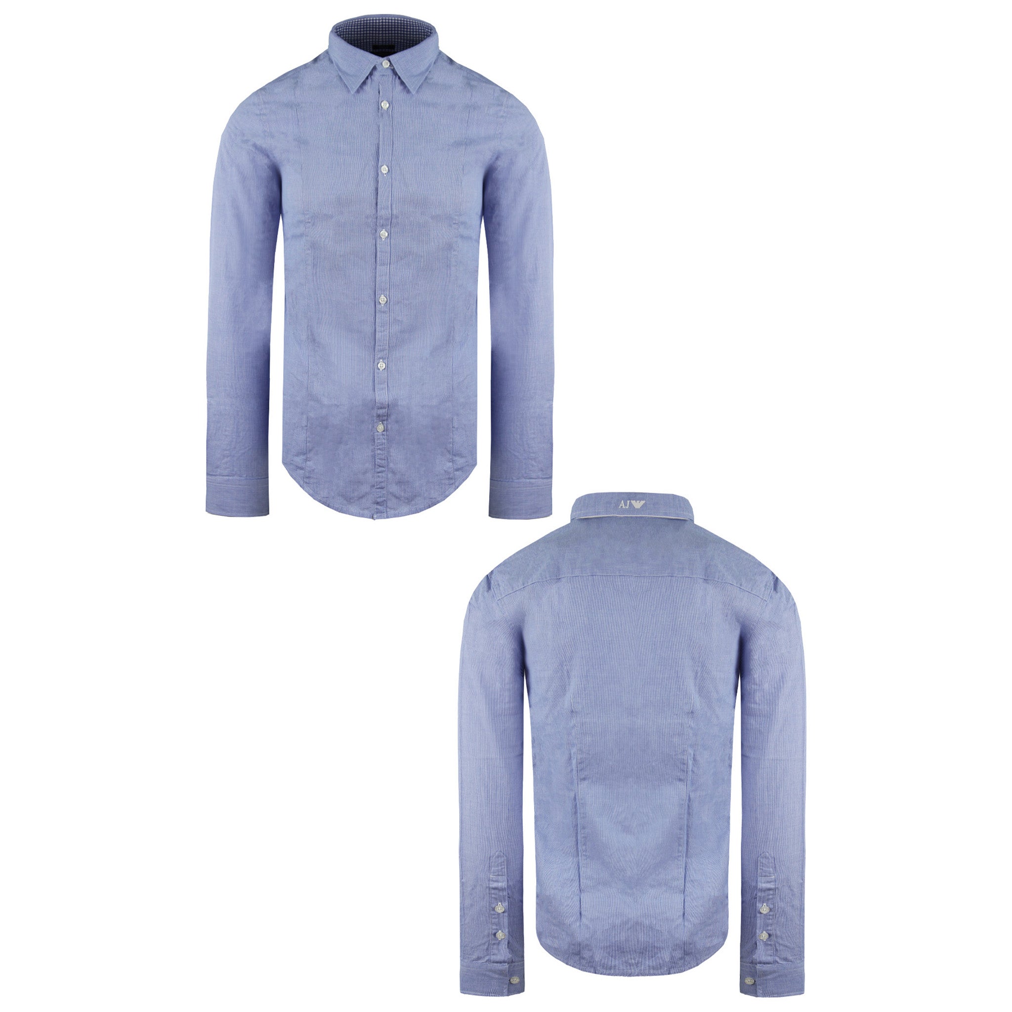 Armani Jeans Oxford Mens Navy Shirt