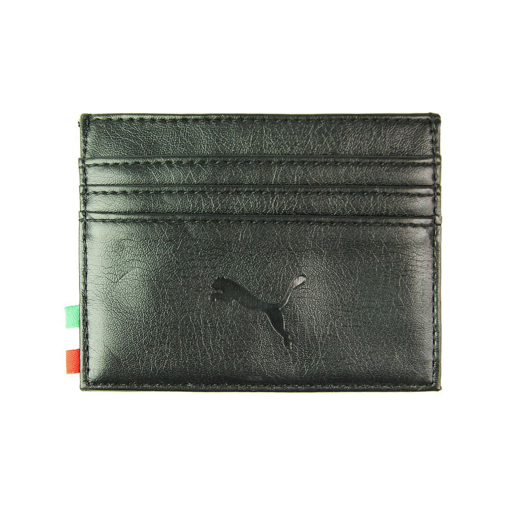 Puma Scuderia Ferrari Lifestyle Unisex  Black Credit Card Holder