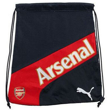 Puma Arsenal Fanwear Gym Sack Unisex Bag Training Red Blue 073678 01 X43A