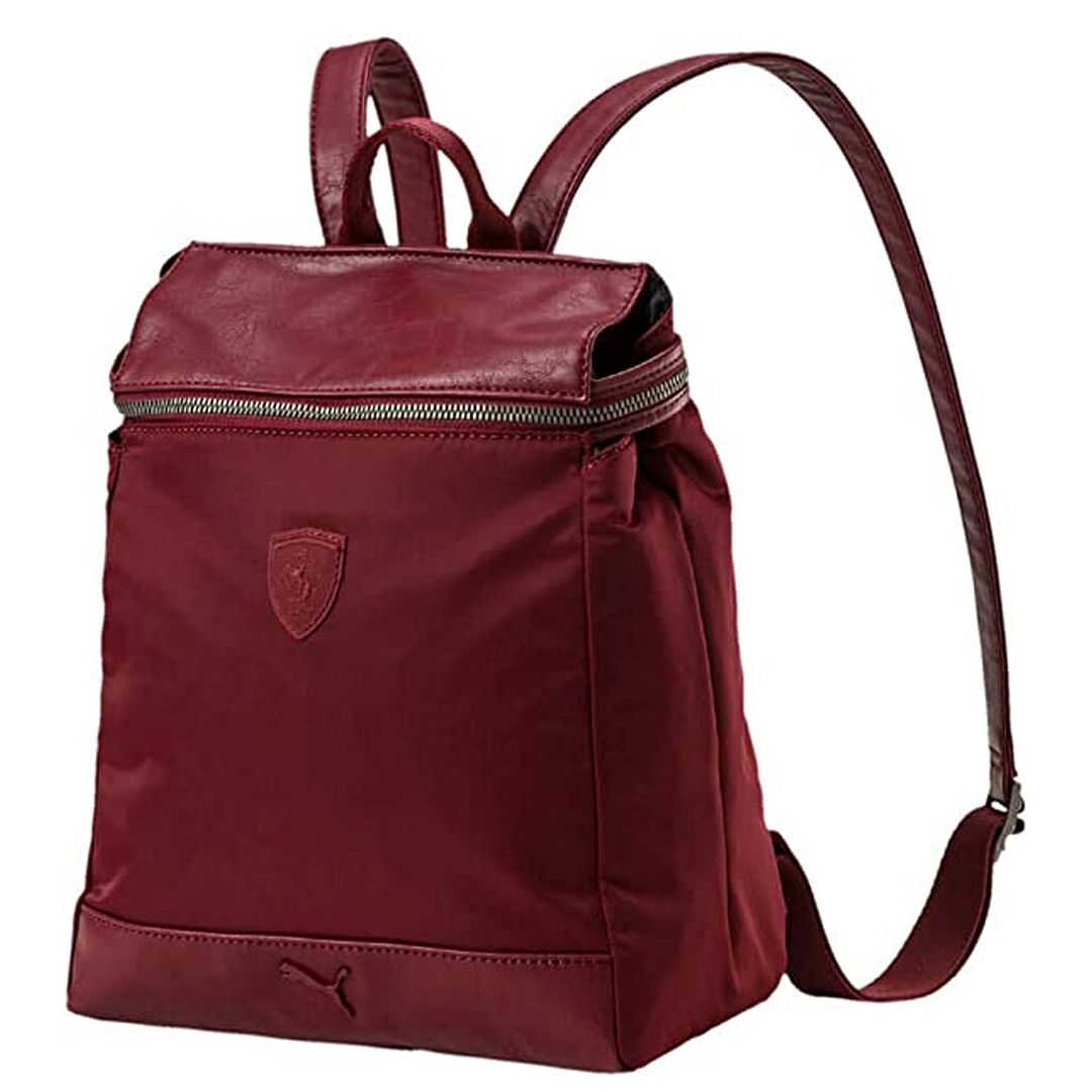 Puma Scuderia Ferrari Womens Burgundy Backpack