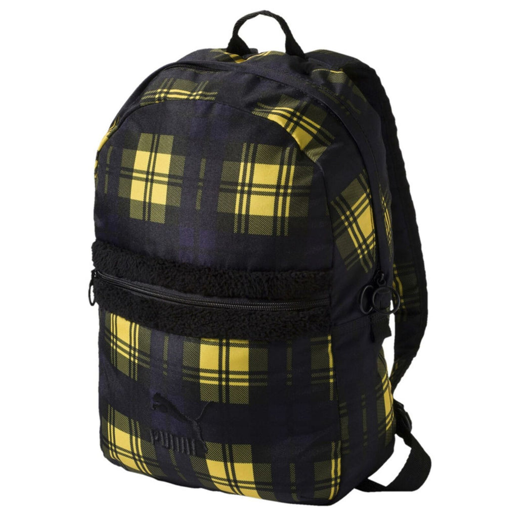 Puma Prime Varsity Mens Navy Yellow Backpack Sport It First