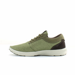 Supra Hammer Run Green Textile Mens Lace Up Trainers 08128 357